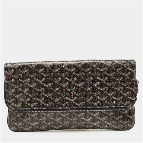 goyard black clutch|goyard clutch price.